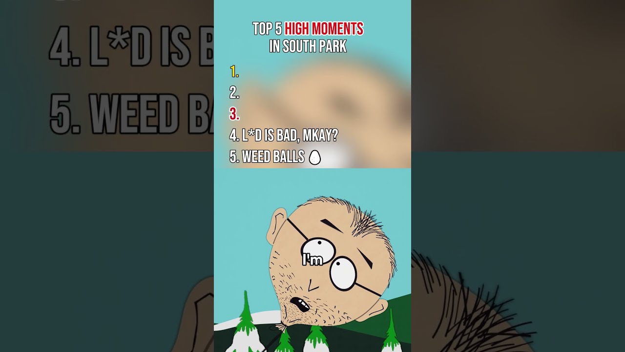 Ranking Top 5 High Moments In South Park Southpark