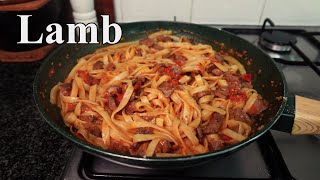 Lamb Tomato Pasta - Simple High Protein Recipe