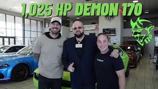 Demon 170 delivery with Chop & Brendan Schaub! | 1,025 Horsepower SRT | Fusion Motor Company