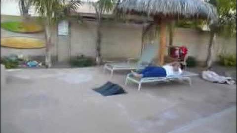 RC18T Jumps over a person