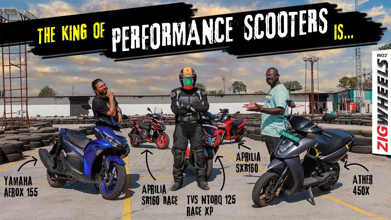 Yamaha Aerox 155 vs Aprilia SR 160 vs TVS NTorq 125 And More - Performance Scooter Comparison