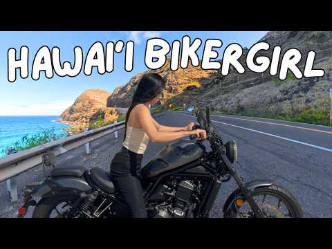 Bikergirl motovlog! solo ride and trying not to drop my groceries