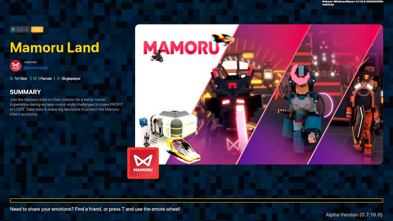 MAMORU Land - 13/13 Quests to get the 4 left quests choose a different portal inside game