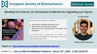 ESB Webinar Series - No. 18 - An Introduction to Blender for Upgrading your Figures