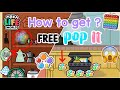 🤩How To Get Free Pop It in Tocalifeworld | Skit | Toca Boca.