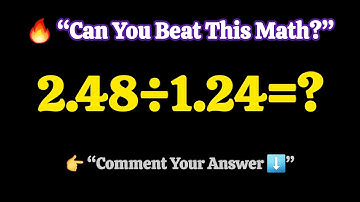 “Quick Math Trick That Confuses Everyone 🤯”#maths #decimaldivision #wmllogic 