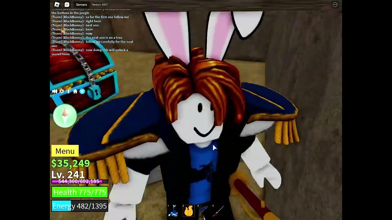How to find all the buttons in Roblox ( Blox Fruits) YouTube