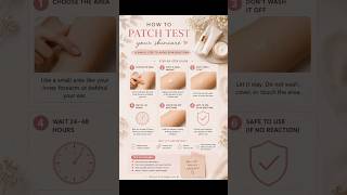How to Patch Test Skincare Products | Avoid Skin Reactions! 🧴✨ #patchtest
