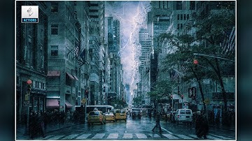 Storm Effect Action - Photoshop CC Tutorial