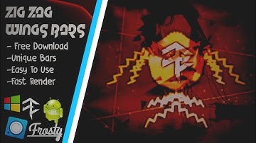 Avee Player Visualizer - Unique Bars - ZigZag Wings Bars - Free Download - No GIF