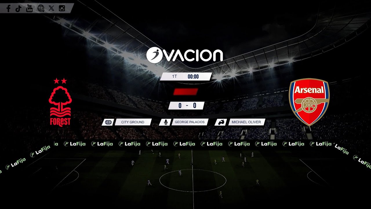 PREMIER LEAGUE | NOTTINGHAM FOREST VS ARSENAL EN VIVO POR RADIO OVACION