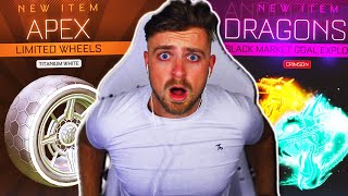 The TITANIUM WHITE APEX Wheels Have Already DOUBLED in Price & Rocket League Has Made Me Cave...