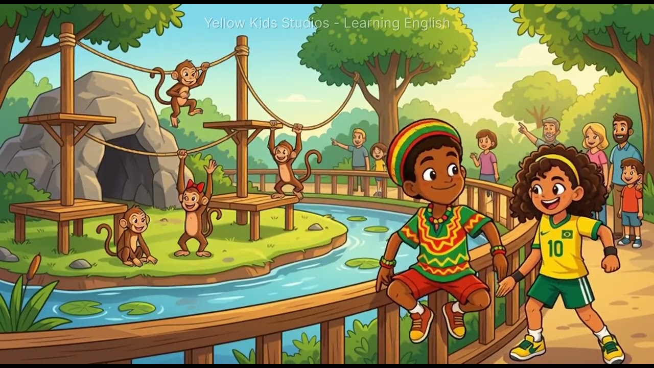 Teaching Kids About Perseverance 🐵 | Story About Never Giving Up at the Zoo