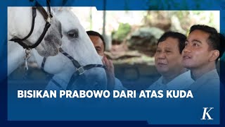 Bisikan Prabowo pada Gibran Saat Berkuda di Hambalang