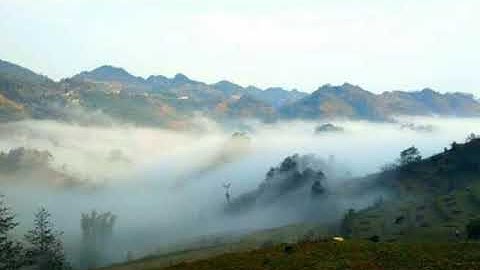 Phong cảnh núi rừng Tây Bắc.