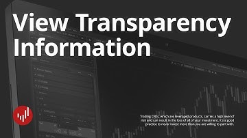 Transparency Information | Kawase cTrader
