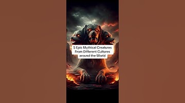 5 Epic Mythical Creatures From Different Cultures around the World 🌍#mythical #creature