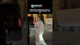 Céline Dion Dancing For Fans In Paris Is Unreal! ✨😭 | #Shorts