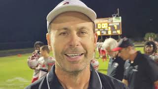 Post Game interview with Lake Mary Head Coach Scott Perry on 09/22/2023.