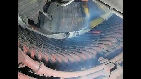 Generator winding cleaning - Dry Ice Blasting