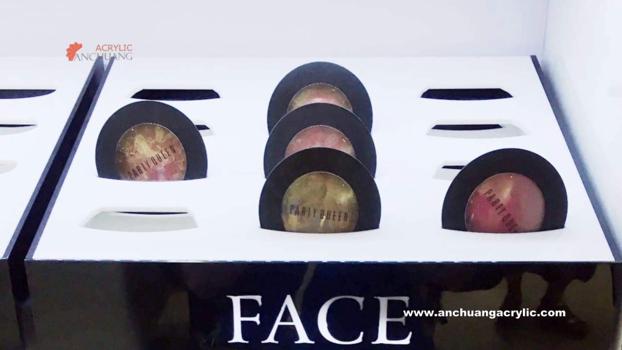 Acrylic cosmetic display | ANCHUANG ACRYLIC | SHINE YOUR BRAND