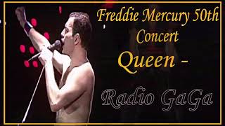 RADIO GAGA - Freddie Mercury 50th Concert (Fanmade) | Queen
