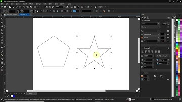 CorelDRAW: How To Convert A Polygon Into A Star Shape.
