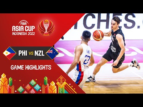 Philippines 🇵🇭 - New Zealand 🇳🇿 | Basketball Highlights - #FIBAASIACUP 2022