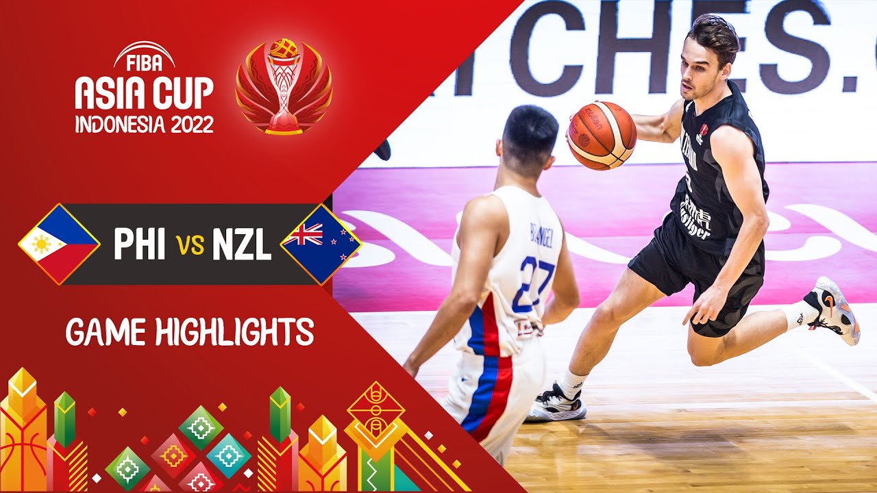 Philippines 🇵🇭 - New Zealand 🇳🇿 Basketball Highlights - #FIBAASIACUP 2022