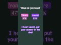 What do you hear? #yanny #laurel #debate #hearing