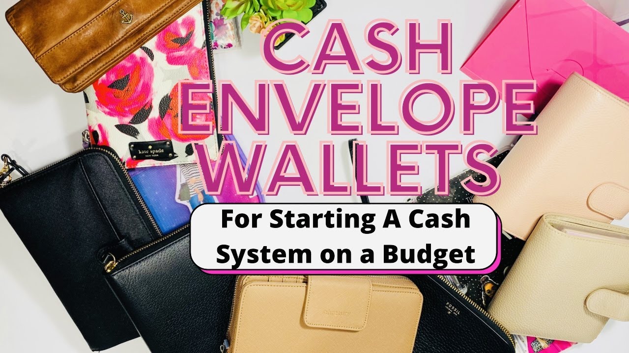 Cash envelope wallet for women