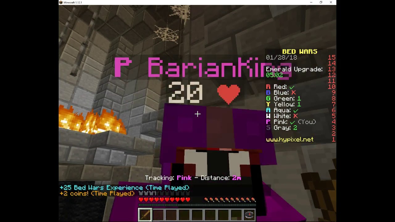 MY WIN IN MINECRAFT BED WARS - YouTube