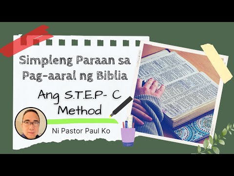 Video: 4 Mga Paraan sa Pag-aaral ng Bibliya