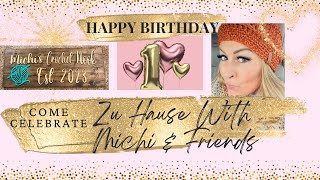 Sunday Fun Day ~ Happy 1st Channel Birthday ~ at home with Michi & Friends #celebrate #giveaways