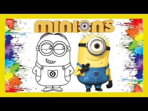 Colorindo Minions 3 banana Pintar Despicable Me diversão Jogo