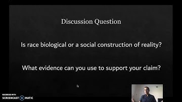 Race as a Social Construct