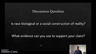 Race as a Social Construct