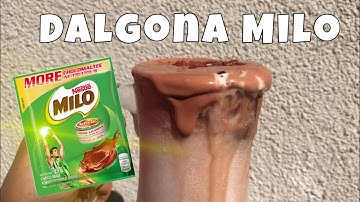 DALGONA MILO without OVALETTE or WHIPPED CREAM || How to make dalgona milo at home ||