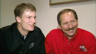 Dale Earnhardt Sr. calls Dale Jr. a Teddy Bear (1998 interview)