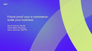 DEPT® Commerce Day - Future proof your e-commerce - scale your business Net Worth