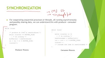 2.6 SYNCHRONIZATION IN OS #os #operatingsystem #exams #vtu #engineering