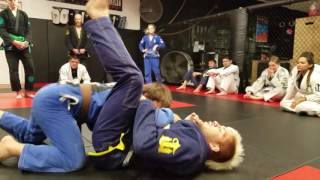 Flying Triangle vs Butterfly & Sitting Guard