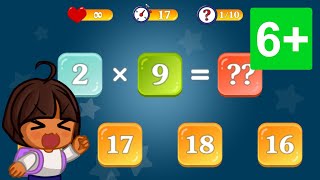 Math games for kids - Multiplication table (2х2) [RUS] - Android / iOS screenshot 2
