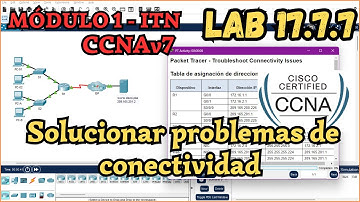 17.7.7 Packet tracer - Solucionar problemas de conectividad