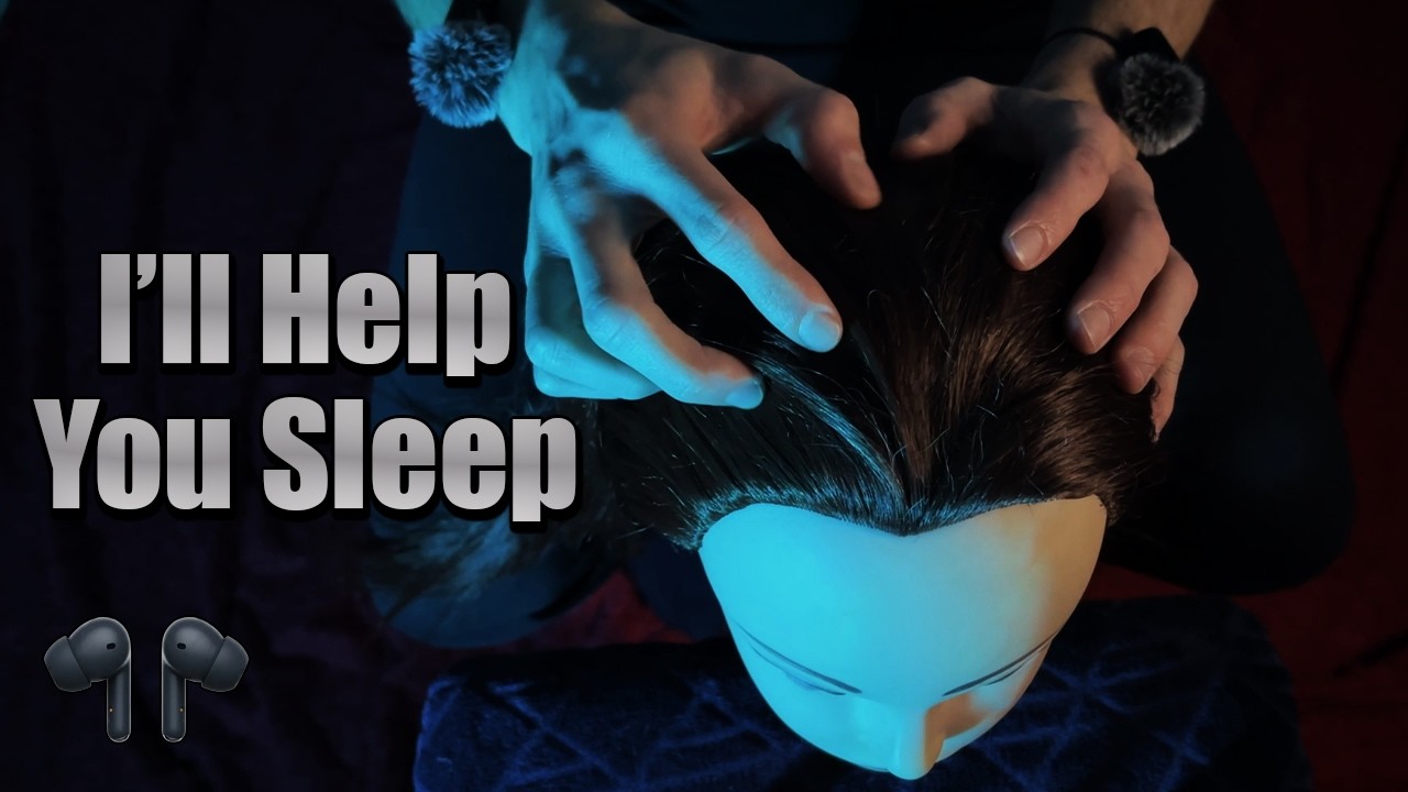 ASMR I’ll Play With Your Hair Until You Fall Asleep (Scalp Scratching Sounds)