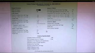 Cheque Printing Settings For Tally Erp -9