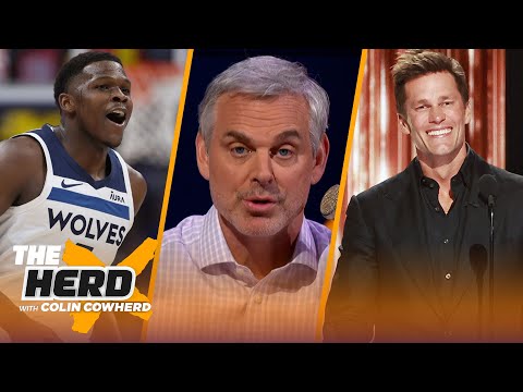 Tom Brady roasted by Pats teammates, Bill Belichick, Anthony Edwards showing MJ traits? | THE HERD