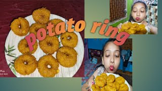 potato ring 😋😋tasty yummy snacks #likecommentsubscribe