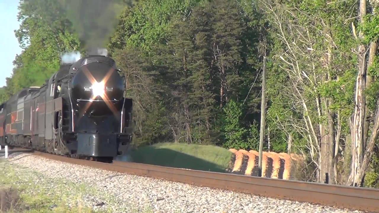 N&W J611 Return Trip From Roanoke, VA to Greensboro, NC YouTube