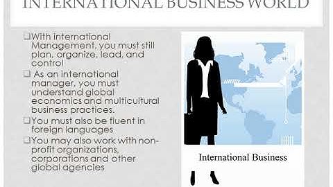 Chapter 4 Managing In A Global Environment UB Christina Rolle